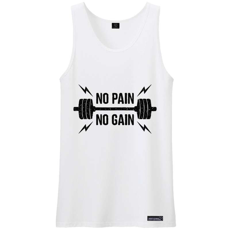 تاپ مردانه 27 مدل NO PAIN NO GAIN کد WN547