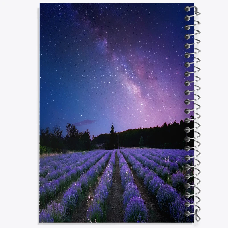 دفتر مشق 50 برگ خندالو طرح آسمان شب کد F6713