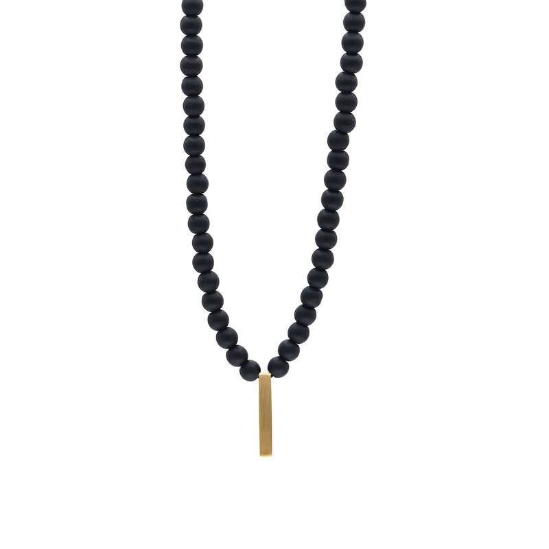 گردنبند طلا 18 عیار مردانه تاج مدل A386