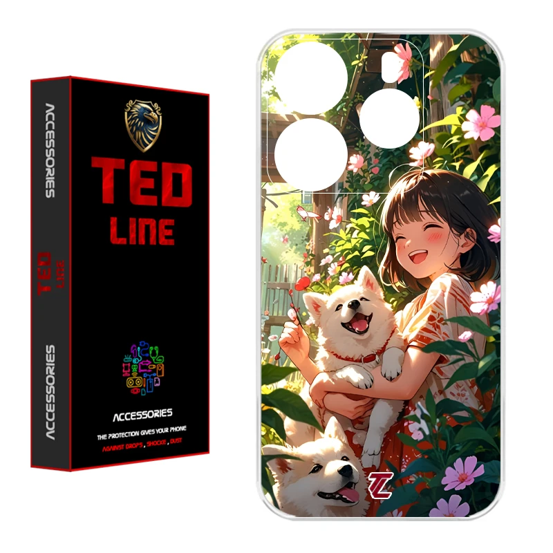 کاور تدلاین طرح سگ کد 1177 مناسب برای گوشی موبایل شیائومی Redmi Note 14 4G