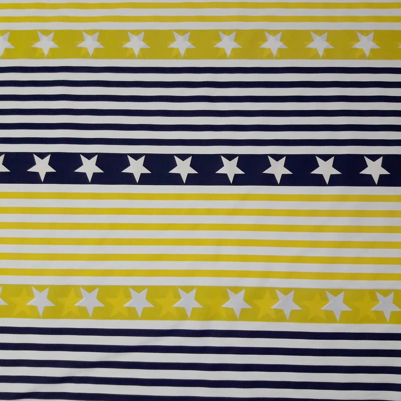 پارچه ملحفه عرض 2 متر مدل استار 11102 رنگ زرد