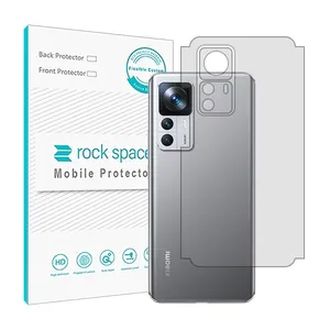 Transparent Rockspace HyGEL phone back protector suitable for Xiaomi 12T mobile phone