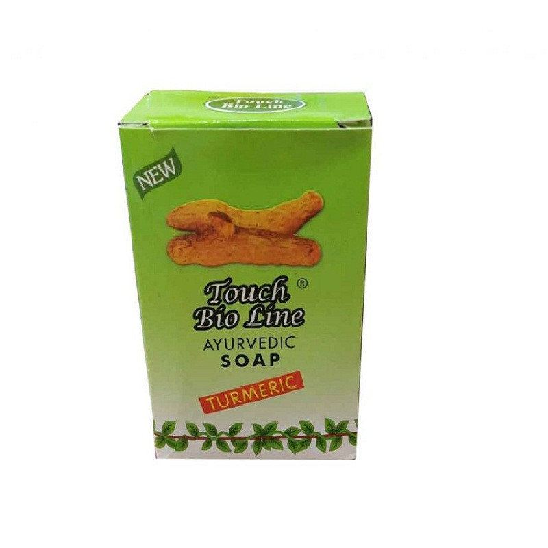 صابون شستشو تاچ بیو لاین مدل زرد چوبه وزن 75 گرم