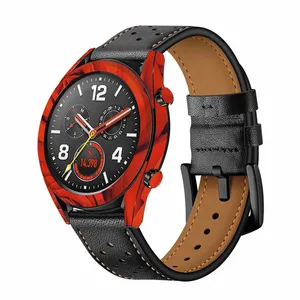 MAHOOT Red-Flower Cover Sticker for Huawei Watch GT Smartwatch