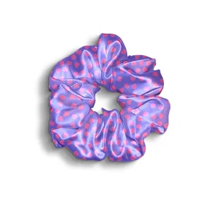 کش مو زنانه مدل اسکرانچی طرح قلب کیوت 