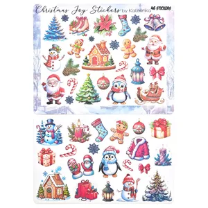 برچسب کاترینکا طرح برش خورده بولت ژورنال و اسکرپ بوک مدل Christmas Joy بسته 46 عددی