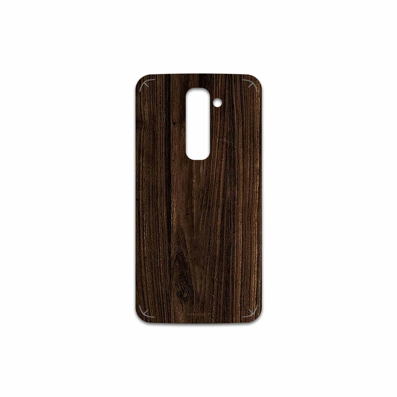 برچسب پوششی ماهوت مدل Dark Walnut Wood مناسب برای گوشی موبایل ال جی G2