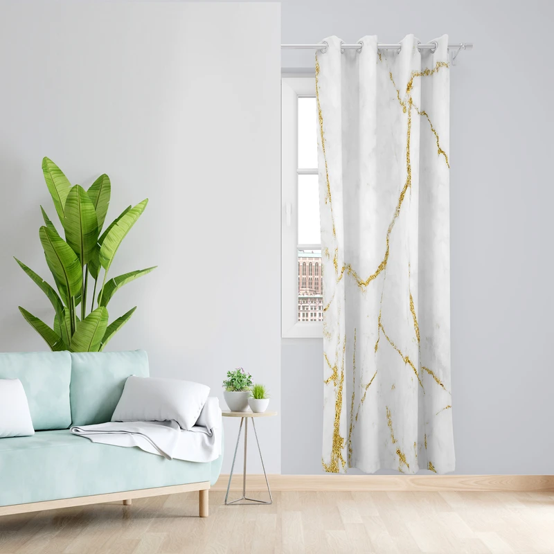 پرده طرح سنگی مدل مخمل پانچی کد 4755 z سایز 140x200 سانتی متر