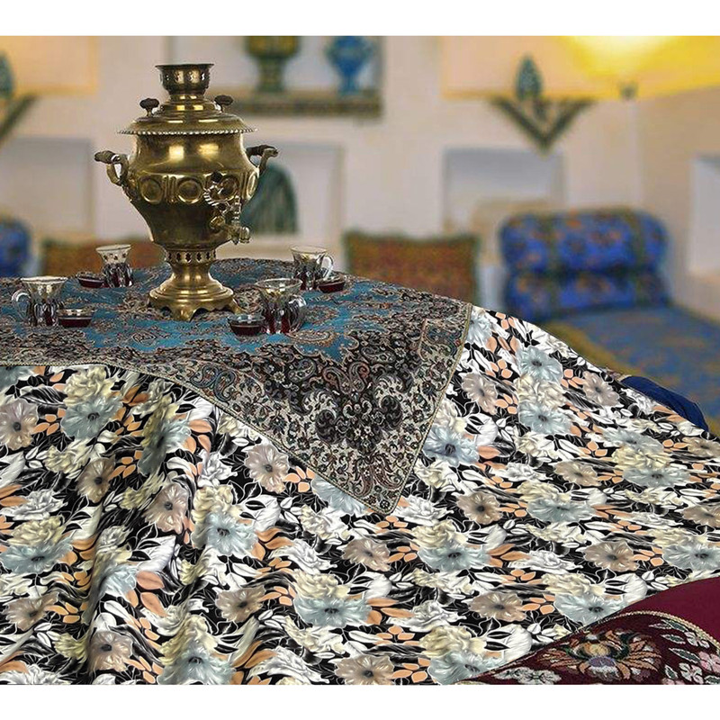 لحاف کرسی سندس مدل مری کد F663 سایز 400x400 سانتی متر لحاف کرسی سندس مدل مری کد F663 سایز 400x400 سانتی متر