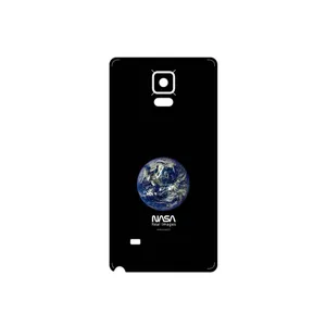 MAHOOT NASA Home Earth Cover Sticker for Samsung Galaxy Note 4