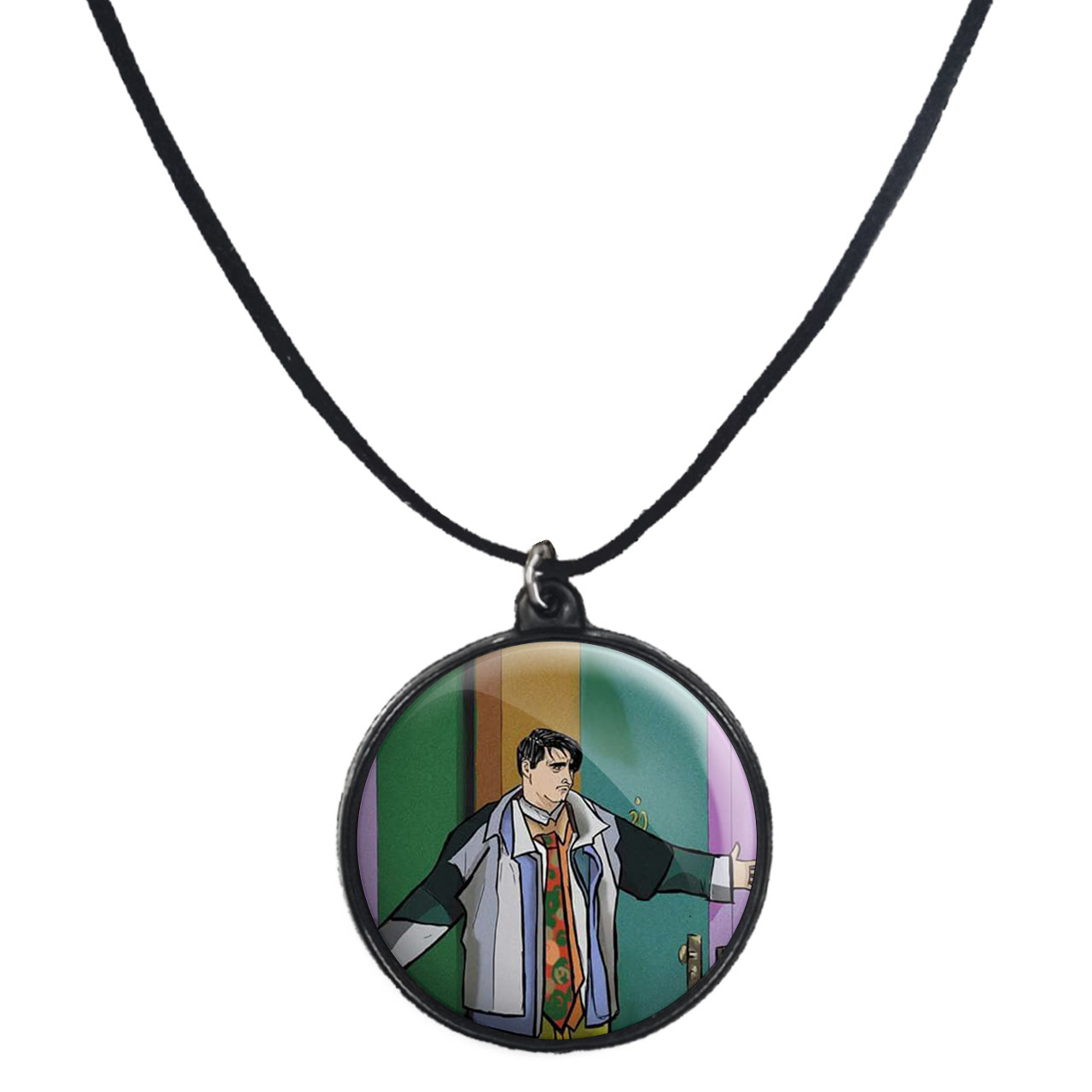 گردنبند پرمانه طرح فرندز کد pmb.18933 مدل دو طرفه