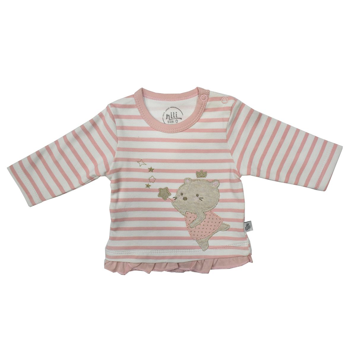 ست تی شرت و شلوار نوزادی نیلی مدل baleriyan s 2022 -  - 2