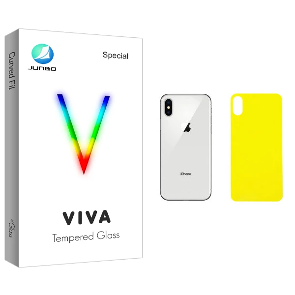 محافظ پشت گوشی جانبو مدل Viva Glass مناسب برای گوشی موبایل اپل iPhone X