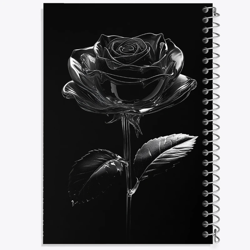 دفتر نقاشی 50 برگ خندالو طرح گل رز کرومی کد F5270