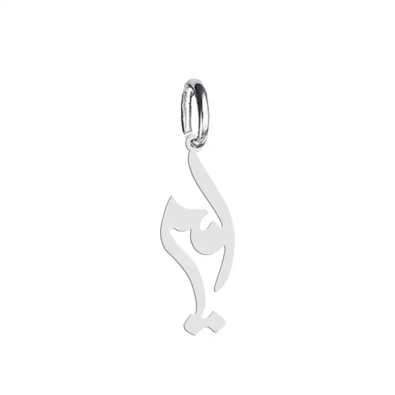 آویز گردنبند نقره هایکا طرح امیر مدل n.ha 232