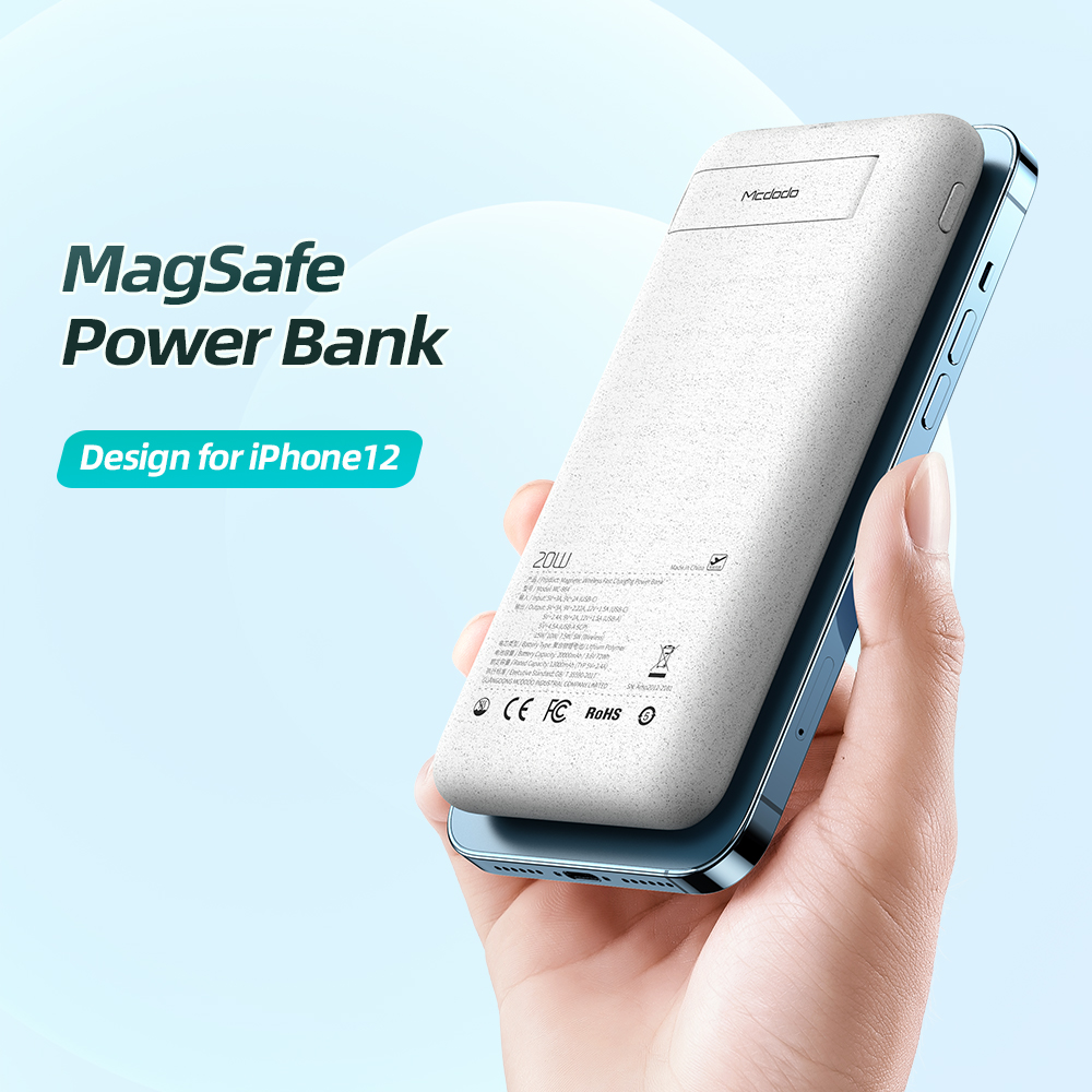 شارژر همراه مک دودو مدل MagSafe ظرفیت 20000 میلی آمپر ساعت