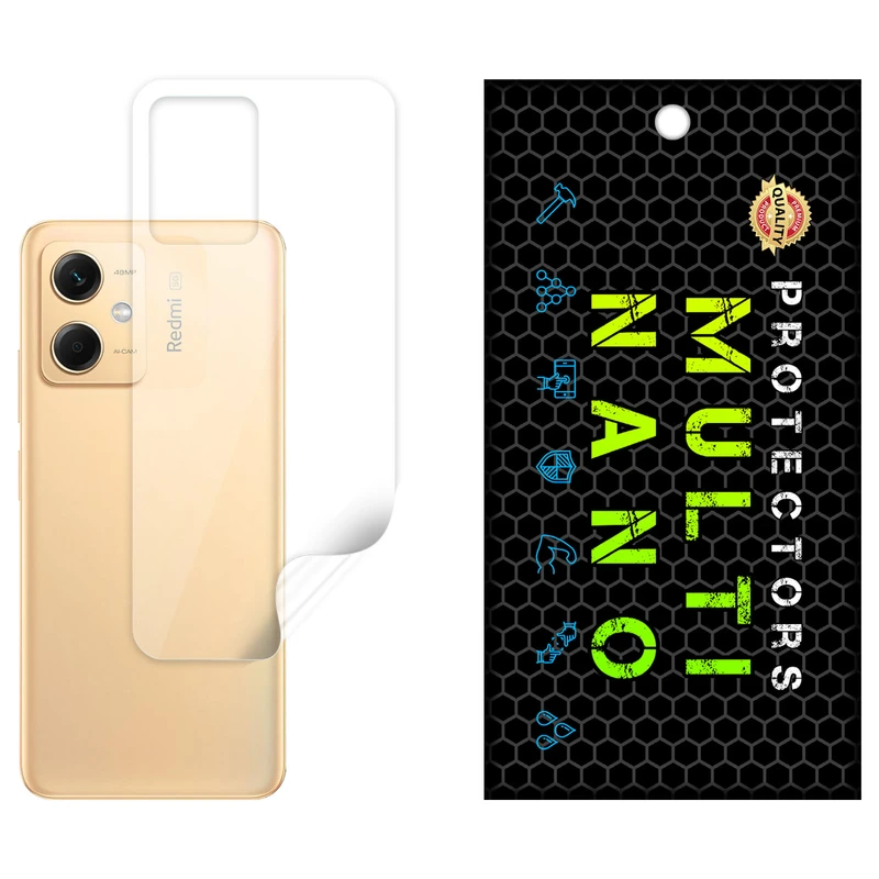 محافظ پشت شفاف نانو هیدروژل مولتی نانو مدل X-F1T مناسب برای گوشی موبایل شیائومی Redmi Note 12 (China)