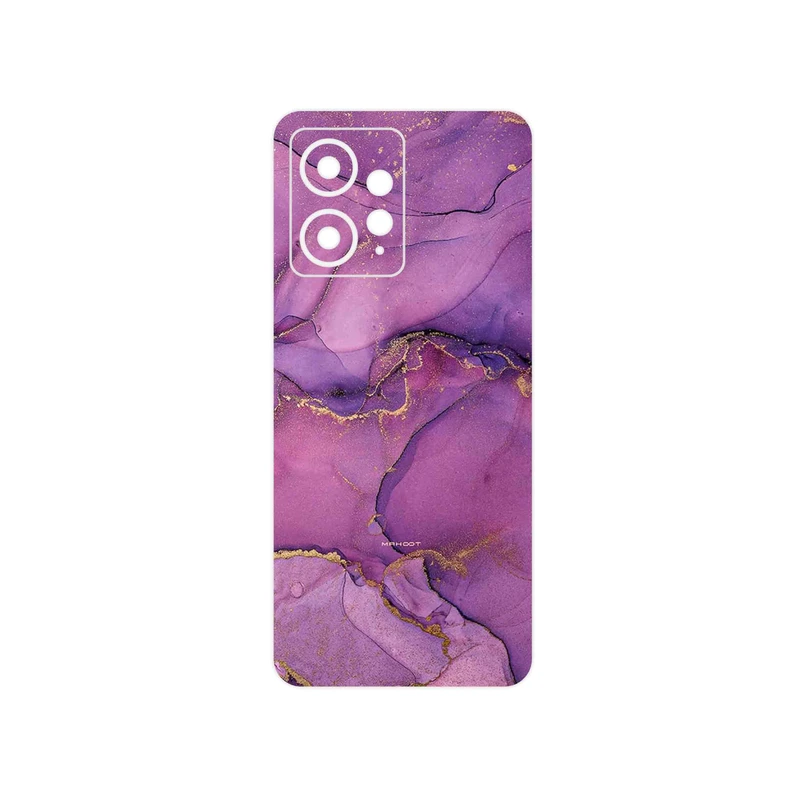 برچسب پوششی ماهوت مدل Purple Marble مناسب برای گوشی موبایل شیائومی Redmi Note 12 4G