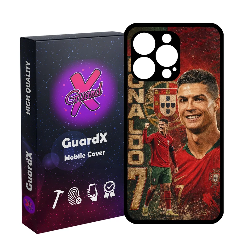 کاور گارد ایکس طرح رونالدو مدل 11073 مناسب برای گوشی موبایل اپل iPhone 13 Pro