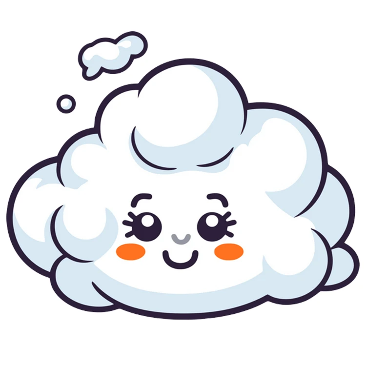 استیکر پارچه و لباس پاد آفرین مدل تکه ابر کد DKST378