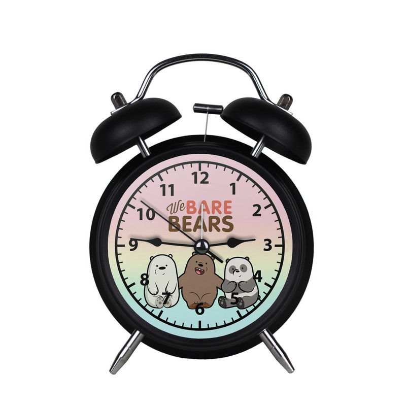 ساعت رومیزی طرح انیمه خرس های پچول We Bare Bears کد 8531