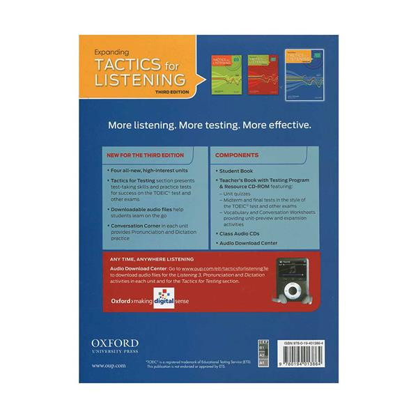 کتاب Tactics for Listening 3rd expanding اثر Jack C. Richards انتشارات اکسفورد کتاب Tactics for Listening 3rd expanding اثر Jack C. Richards انتشارات اکسفورد