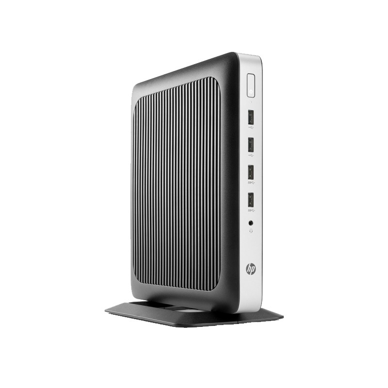 کامپیوتر کوچک اچ‌ پی مدل T630-R با پردازنده Dual Core  GX-420GI حافظه SSD با ظرفیت 128 گیگابایت رم DDR4 با ظرفیت چهار گیگابایت پردازنده گرافیکی AMD