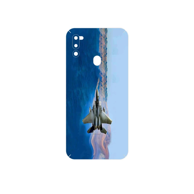 برچسب پوششی ماهوت مدل Fighter plane F15 مناسب برای گوشی موبایل سامسونگ Galaxy M21 (2021) Edition