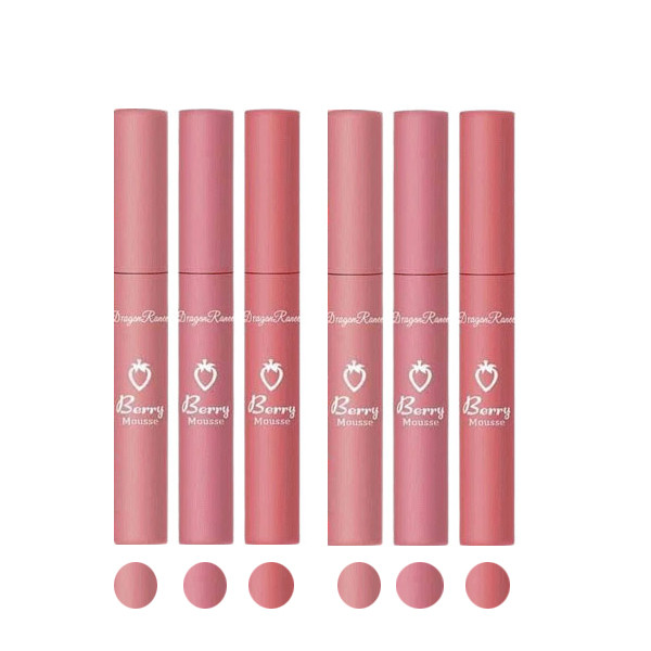رژ لب مایع دراگون رانی مدل ROSA شماره A مجموعه 6 عددی رژ لب مایع دراگون رانی مدل ROSA شماره A مجموعه 6 عددی