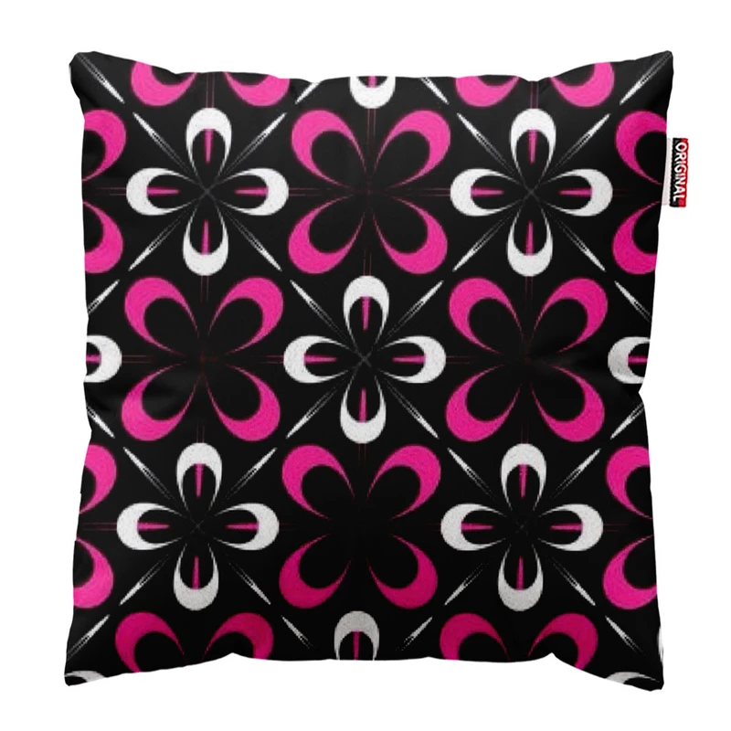 کوسن پاد آفرین طرح گل کد 624 سایز 30*30 سانتی متر