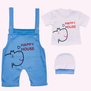 ست 3 تکه لباس نوزادی سرینیکو مدل Happy کد B02