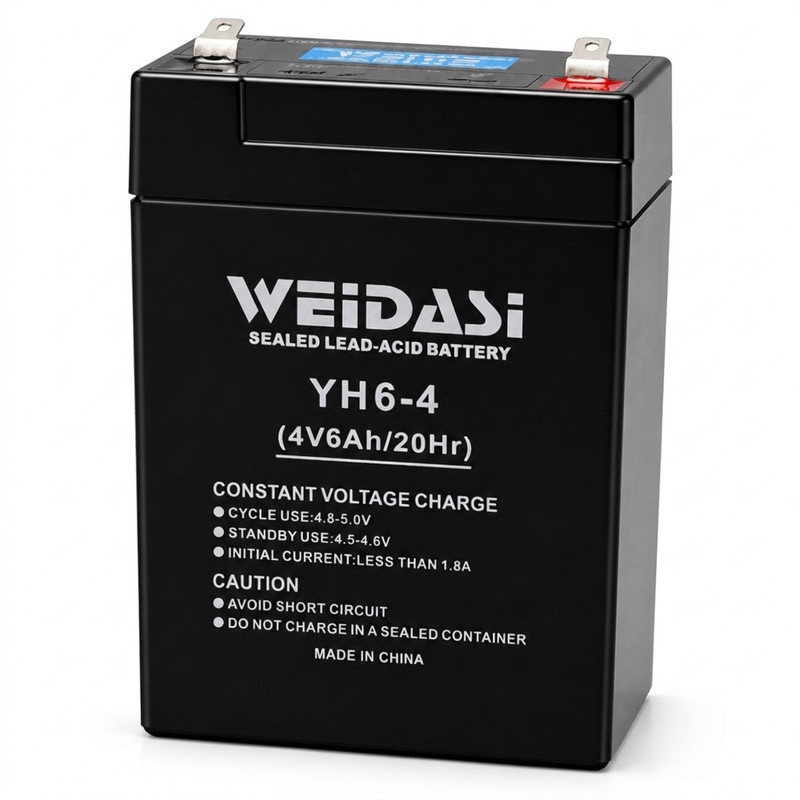 باتری UPS با ولتاژ 4 ولت و شدت جریان 6 آمپرساعت مدل WIDASI-pana-4V-6A
