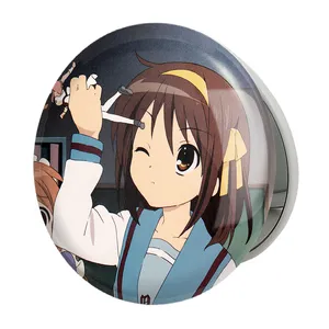 آینه جیبی خندالو طرح انیمه ناپدید شدن هاروهی سوزومیا مدل تاشو کد 24313 