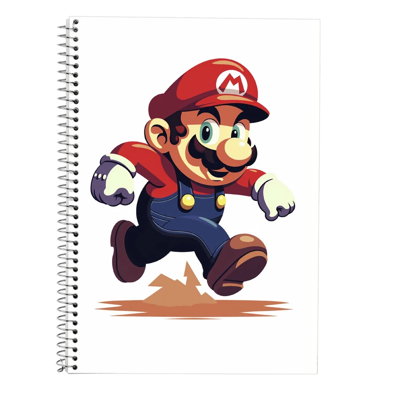 دفتر لغت 50 برگ مدوپد طرح سوپرماریو super mario کد DF2846
