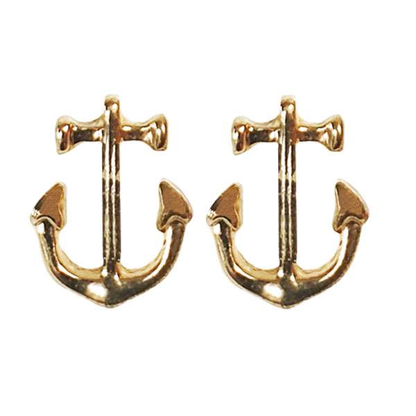 گوشواره دخترانه مدل لنگر کشتی کد 123