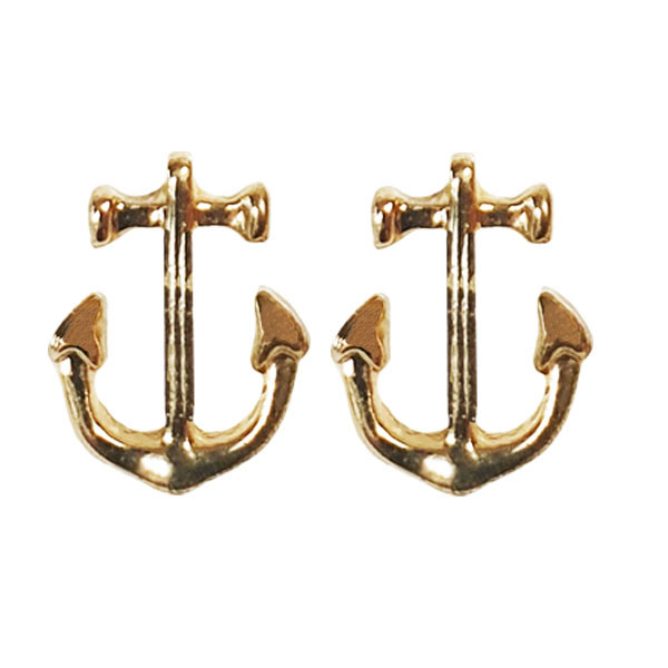 گوشواره دخترانه مدل لنگر کشتی کد 123