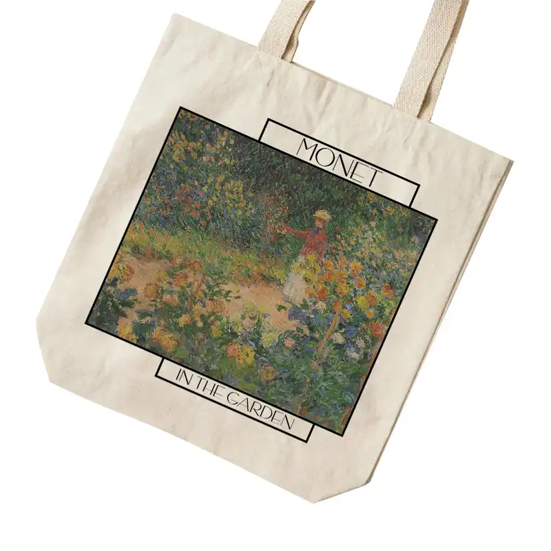 ساک خرید ترمه طراحان ایده مدل در باغ از مونت کد 0174 - L