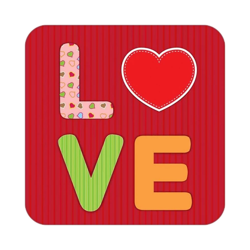 زیر لیوانی کاکتی طرح عاشقانه مدل mp38972