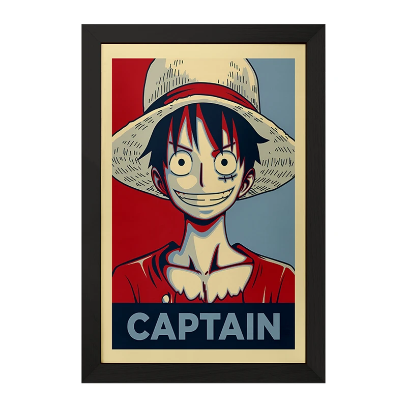 تابلو خندالو مدل لوفی انیمه وان پیس (One Piece) کد F6458