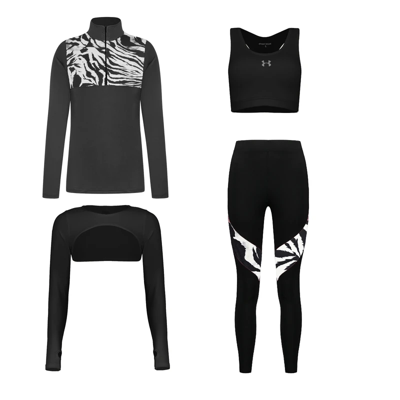 ست چهار تکه لباس ورزشی زنانه مدل 1401-1801-276-70