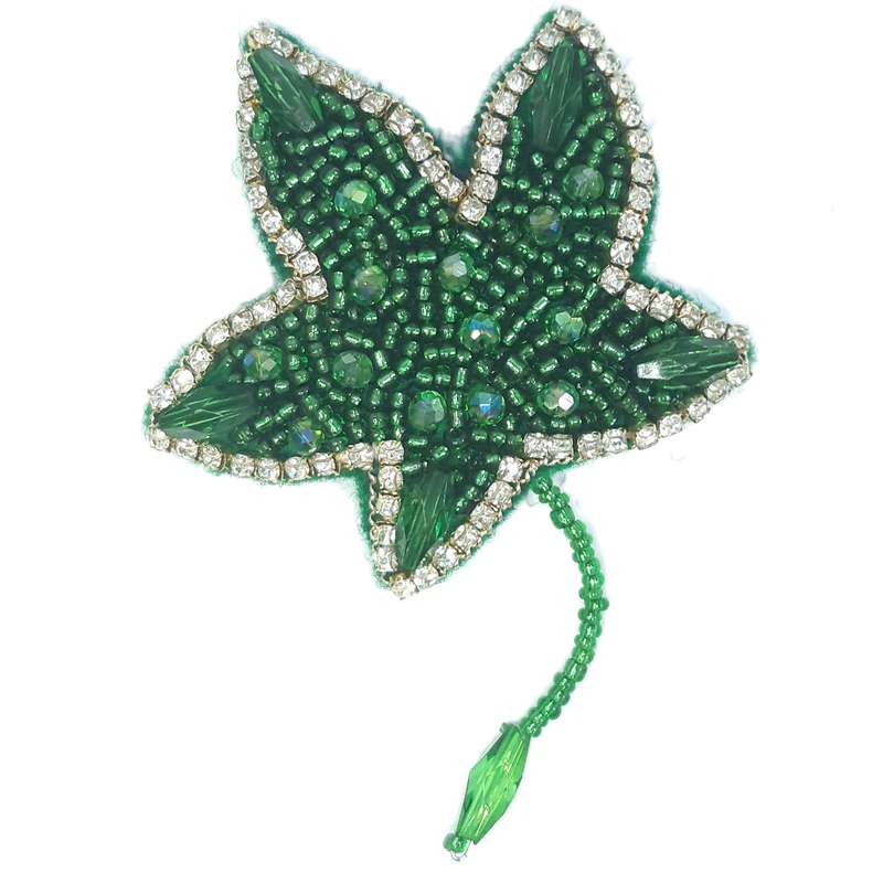 سنجاق سینه زنانه مدل برگ چنار 64