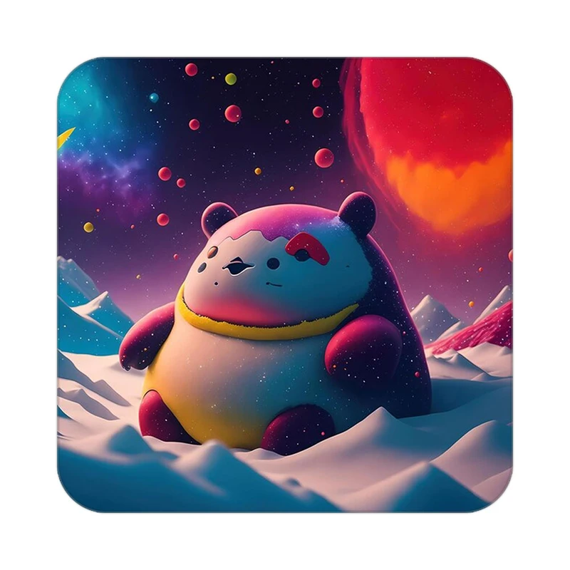 زیر لیوانی کاکتی طرح حیوانات کارتونی مدل mp28673