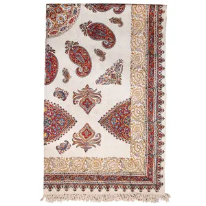 سفره قلمکار گالری مثالین کد 301056 سایز 160 * 240 سانتی متر