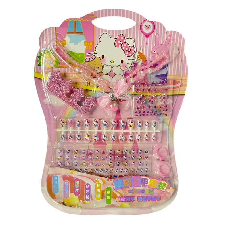 اسباب بازی مدل ست طراحی ناخن طرح کیتی