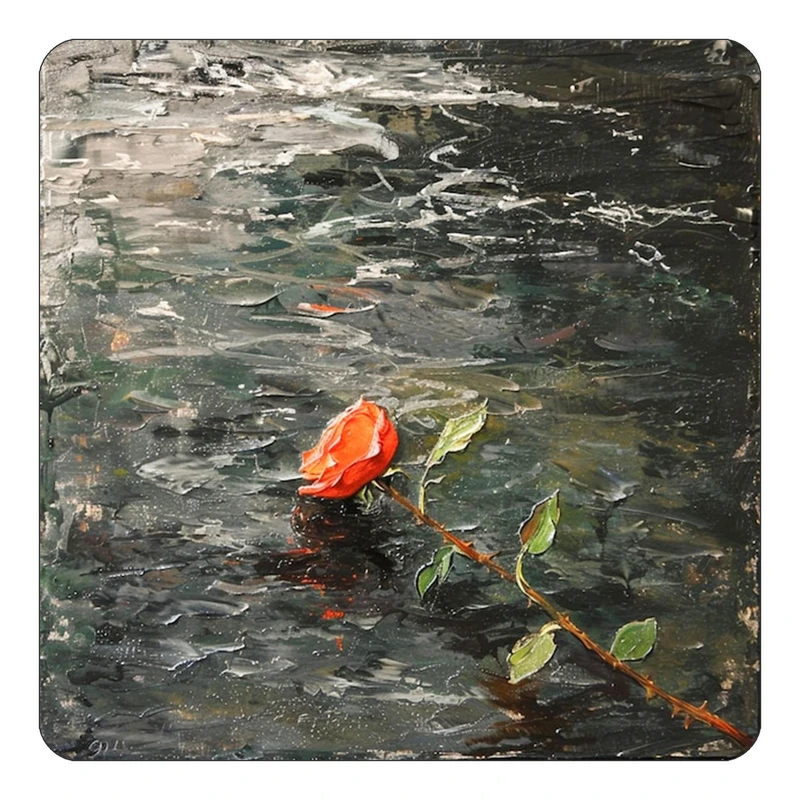 مگنت کاکتی طرح نقاشی رنگ روغن مدل mp69758