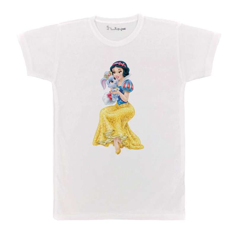 تی شرت بچگانه پرمانه طرح سفید برفی و هفت کوتوله کد pmt.5813