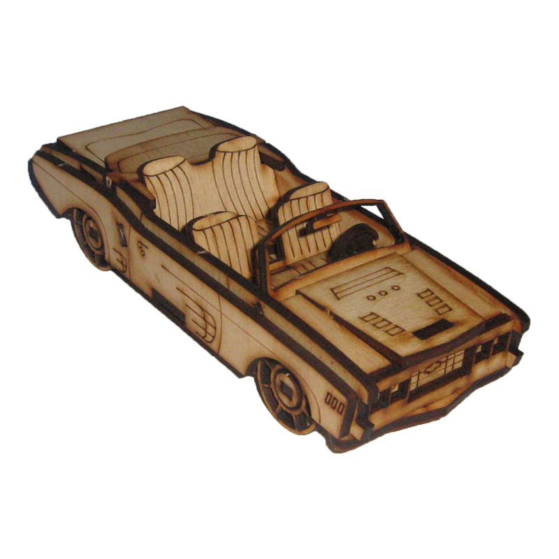 ساختنی مدل ماکت چوبی ماشین کد M88