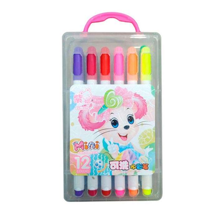  ماژیک رنگ آمیزی 12 رنگ مدل MiNi color pen کد ZS-206