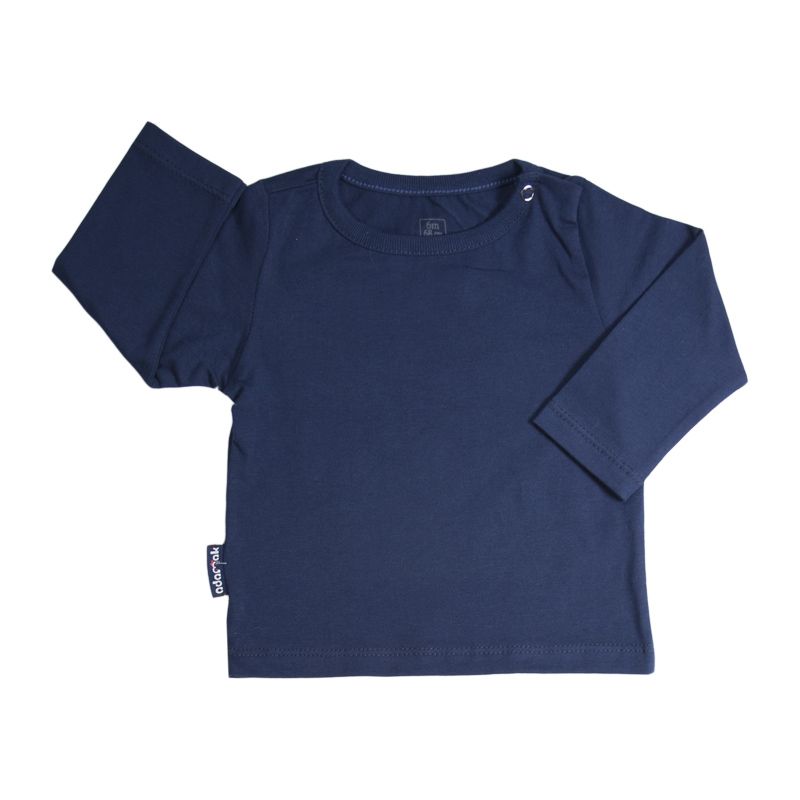 تی شرت آستین بلند نوزادی آدمک کد 147968 رنگ سرمه ای -  - 1
