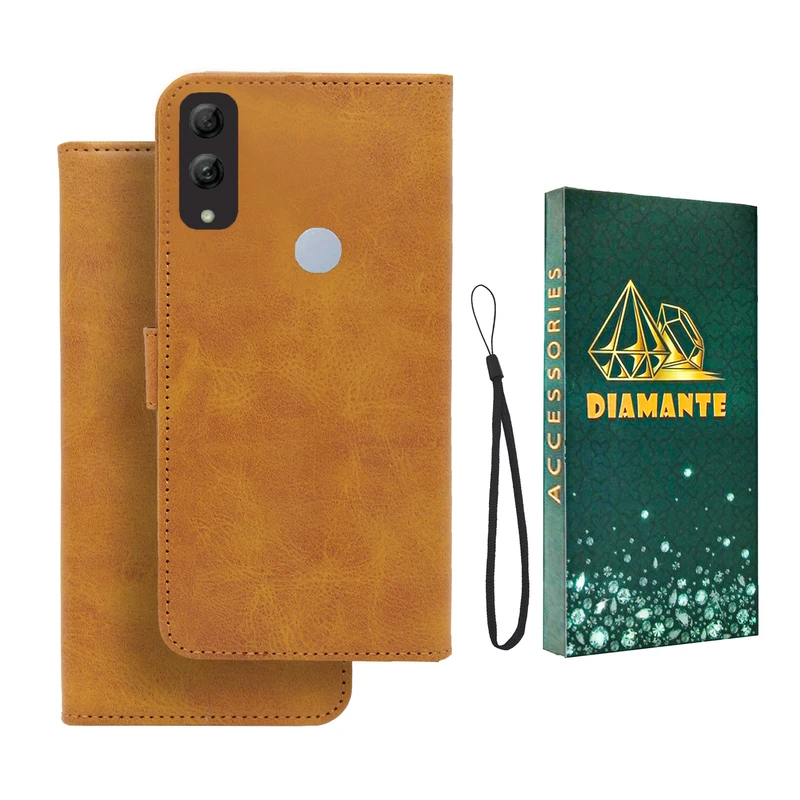 کیف کلاسوری دیامانته مدل Mortand Gn مناسب برای گوشی موبایل آنر 10 Lite به همراه بندآویز